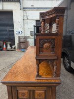 Bruce Talbert for Gillows. Aesthetic Movement Exhibition Quality Oak Sideboard. - Thumbnail 6