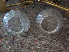 W. A. S. Benson. Rare pair of brass wall lights with the original Powell flint shades - Thumbnail 19