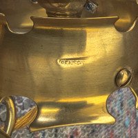 W. A. S. Benson. Rare pair of brass wall lights with the original Powell flint shades - Thumbnail 21