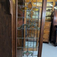Liberty and Co attributed. Arts and Crafts Glazed Oak Bookcase. - Thumbnail 15