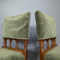 Charles Bevan Attributed, for Marsh, Jones and Cribb, Gothic Revival Oak Chairs - Thumbnail 8