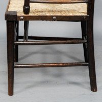 Philip Webb Attributed, Morris & Co., Rare Pair of Large Sussex Armchairs, Fully Restored - Thumbnail 19