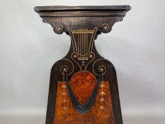 An Aesthetic Movement Amboyna & Ebonized Music Cabinet with Incised & Gilt Decoration - Thumbnail 19