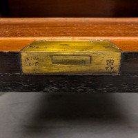 Aesthetic Movement Amboyna & Ebonised Music Cabinet with Incised & Gilt Decoration - Thumbnail 24