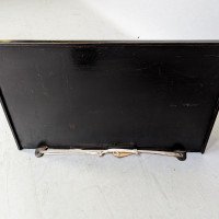 Aesthetic Movement Ebonized Wall Shelf with Hand Carved Floral Decoration - Thumbnail 10