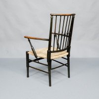 Liberty & Co. Attributed, Egyptian-Style Thebes Fully Restored & Professionally Re-Rushed - Thumbnail 5
