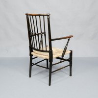 Liberty & Co. Attributed, Egyptian-Style Thebes Fully Restored & Professionally Re-Rushed - Thumbnail 7
