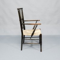 Liberty & Co., attributed. Egyptian-Style Thebes Fully Restored & Professionally Re-Rushed - Thumbnail 8