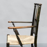 Liberty & Co. Attributed, Egyptian-Style Thebes Fully Restored & Professionally Re-Rushed - Thumbnail 11