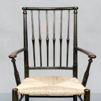 Liberty & Co. Attributed, Egyptian-Style Thebes Fully Restored & Professionally Re-Rushed - Thumbnail 10