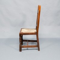 Liberty & Co., A Set of Six Arts & Crafts Oak Arrowhead Rush Seat Dining Chairs - Thumbnail 25