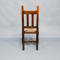 Liberty & Co., A Set of Six Arts & Crafts Oak Arrowhead Rush Seat Dining Chairs - Thumbnail 27