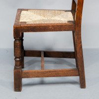 Liberty & Co., A Set of Six Arts & Crafts Oak Arrowhead Rush Seat Dining Chairs - Thumbnail 39