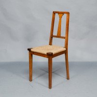 Wylie & Lochhead. Pair of Arts & Crafts Oak Side Chairs - Thumbnail 6