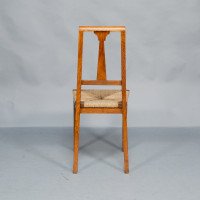 Wylie & Lochhead. Pair of Arts & Crafts Oak Side Chairs - Thumbnail 9