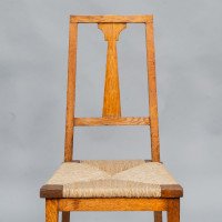 Wylie & Lochhead. Pair of Arts & Crafts Oak Side Chairs - Thumbnail 20
