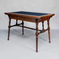 Collinson & Lock. Aesthetic Movement Two-drawer Writing Table - Thumbnail 6