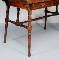 Collinson & Lock. Aesthetic Movement Two-drawer Writing Table - Thumbnail 10