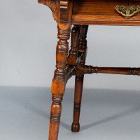 Collinson & Lock. Aesthetic Movement Two-drawer Writing Table - Thumbnail 13