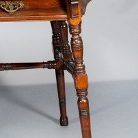 Collinson & Lock. Aesthetic Movement Two-drawer Writing Table - Thumbnail 14