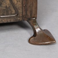 Jesson Birkett, attributed, Arts & Crafts Copper Fireside Log Box and Seat - Thumbnail 18