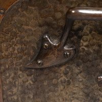 Jesson Birkett, attributed, Arts & Crafts Copper Fireside Log Box and Seat - Thumbnail 22