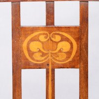 Joseph Maria Olbrich Attributed, art Nouveau Inlaid Side Chair - Thumbnail 10