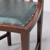Joseph Maria Olbrich Attributed, art Nouveau Inlaid Side Chair - Thumbnail 11