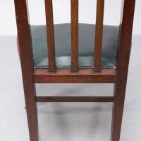 Joseph Maria Olbrich Attributed, art Nouveau Inlaid Side Chair - Thumbnail 14