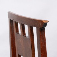 Joseph Maria Olbrich Attributed, art Nouveau Inlaid Side Chair - Thumbnail 17