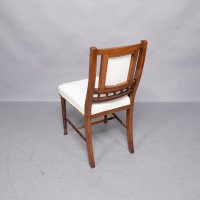 Bruce Talbert (1838-1881) Probably for Gillows of Lancaster & London. A Set of Eight English Aesthetic Movement Walnut Dining Chairs - Thumbnail 7
