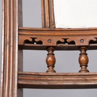 Bruce Talbert (1838-1881) Probably for Gillows of Lancaster & London. A Set of Eight English Aesthetic Movement Walnut Dining Chairs - Thumbnail 27