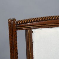 Bruce Talbert (1838-1881) Probably for Gillows of Lancaster & London. A Pair of English Aesthetic Movement Walnut Dining Chairs - Thumbnail 6
