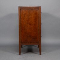 Betty Joel Attributed, Arts & Crafts Oak Tallboy & Matching Petite Chest of Drawers - Thumbnail 13