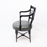 E. W. Godwin for William Watt. Anglo-Japanese Old English or Jacobean Armchair - Thumbnail 4