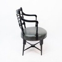 E. W. Godwin for William Watt. Anglo-Japanese Old English or Jacobean Armchair - Thumbnail 8