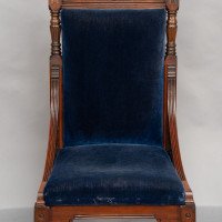 Bruce Talbert Attributed, probably for Gillows of Lancaster. A Pair of Tall Back Throne Style Aesthetic Movement Chairs - Thumbnail 15