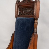 Bruce Talbert, attributed. Probably for Gillows of Lancaster. A Pair of Tall Back Throne Style Aesthetic Movement Chairs - Thumbnail 25