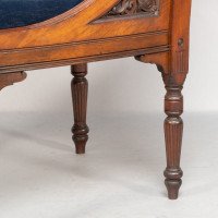 Bruce Talbert Attributed, probably for Gillows of Lancaster. A Pair of Tall Back Throne Style Aesthetic Movement Chairs - Thumbnail 27