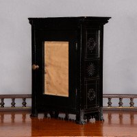 Lewis Foreman Day. Made by Howell & Sons. Aesthetic Movement Ebonised Clock - Thumbnail 5