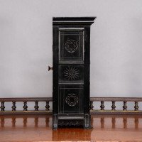 Lewis Foreman Day. Made by Howell & Sons. Aesthetic Movement Ebonised Clock - Thumbnail 6