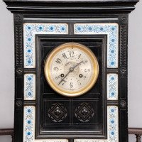 Lewis Foreman Day. Made by Howell & Sons. Aesthetic Movement Ebonised Clock - Thumbnail 11