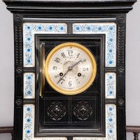 Lewis Foreman Day. Made by Howell & Sons. Aesthetic Movement Ebonised Clock - Thumbnail 12