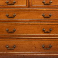 Bruce Talbert. Gillows & Co., Rare Aesthetic Movement Walnut Chest of Drawers - Thumbnail 10