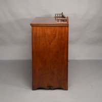 Bruce Talbert. Gillows & Co., Rare Aesthetic Movement Walnut Chest of Drawers - Thumbnail 4