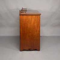 Bruce Talbert. Gillows & Co., Rare Aesthetic Movement Walnut Chest of Drawers - Thumbnail 6