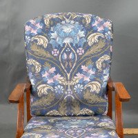 Parker Knoll, Mid-Century English Arts & Crafts Style Oak Reclining Armchair - Thumbnail 16