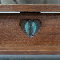 George Walton. Arts & Crafts Oak Dressing Table Mirror - Thumbnail 17