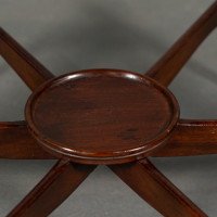 Morris & Co., Mahogany Side Table with a Shaped Top & Wavy Apron - Thumbnail 11
