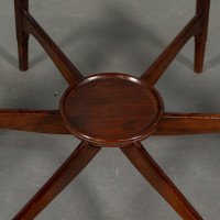 Morris & Co., Mahogany Side Table with a Shaped Top & Wavy Apron - Thumbnail 12